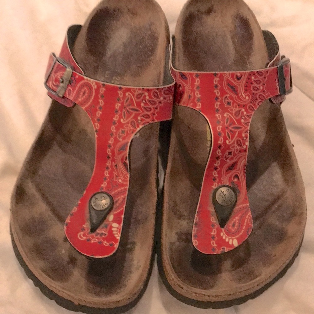 Women’s Birkenstocks sz 8 EU Sz 39 handkerchief style